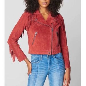 Blank NYC Suede Fringe Jacket